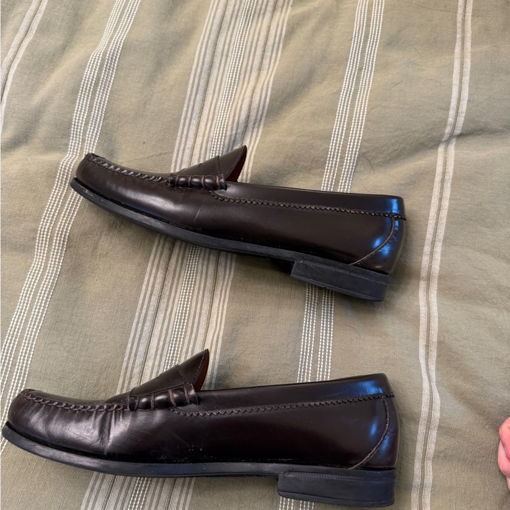 J. Crew Dark Brown Leather Loafers